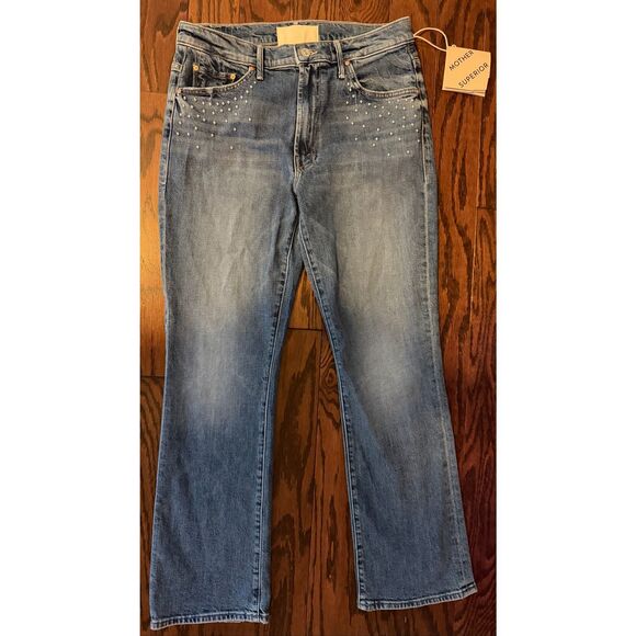 Mother Denim The Insider Flood - Metal Magic Size 30 NWT - Picture 3 of 13